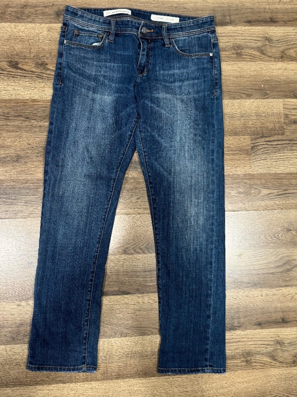 Pilcro and the Letterpress Womens Jeans Size 28 Hyphen Straight Leg Medium Wash